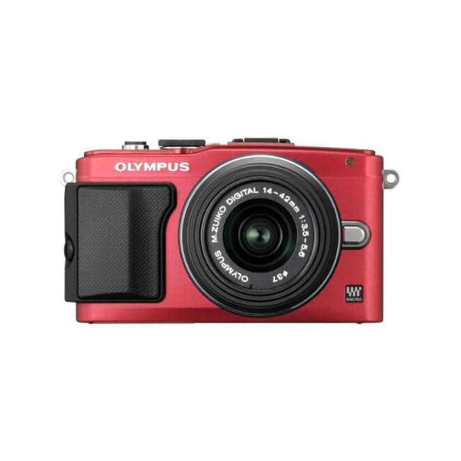 Amazon | OLYMPUS ミラーレス一眼 PEN Lite E-PL6 レンズキット レッド